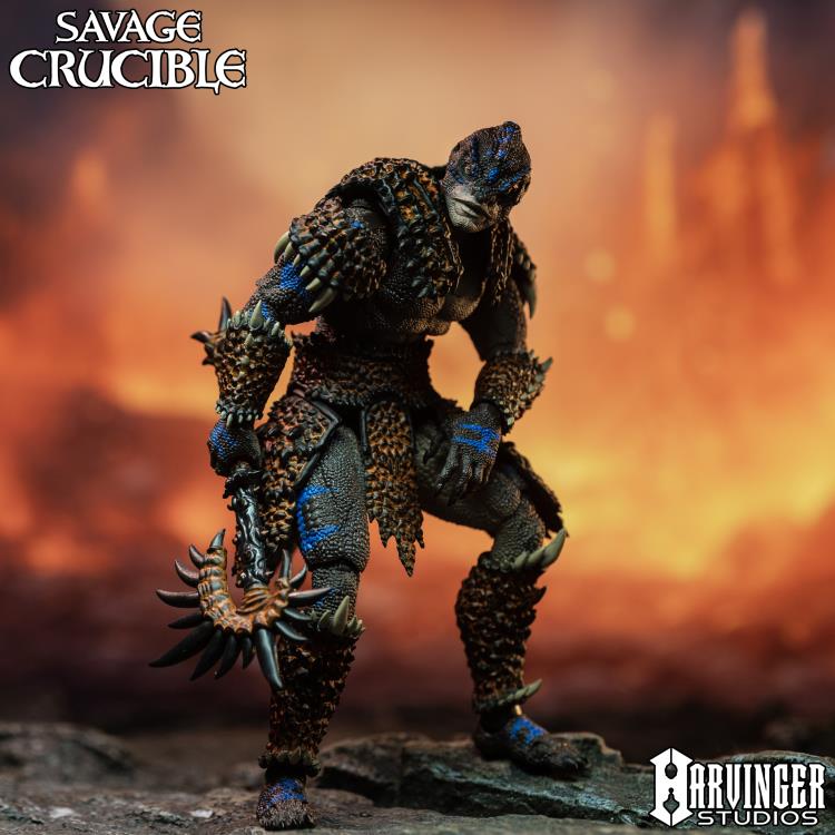 Ko'Mo of the Isles Savage Crucible 6-Inch Figure — Articulation Pose Leaning Forward