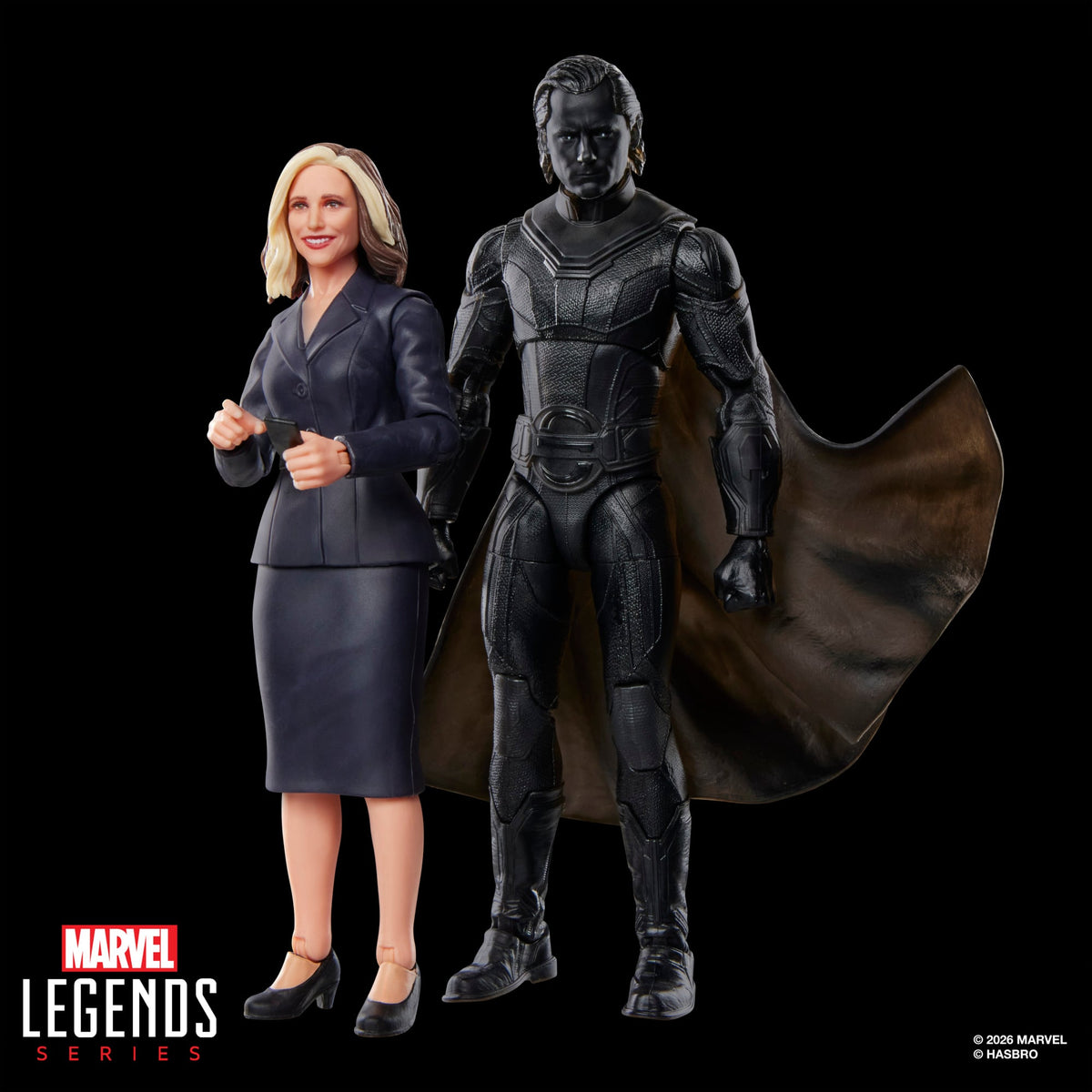 Valentina Allegra de Fontaine & The Void Marvel Legends 6-Inch Two-Pack — Smiling Head Alternate Portrait View