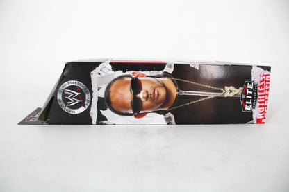 MVP WWE Elite Best of Ruthless Aggression Figure — Box Side with MVP Photo and Gold Chain Graphic