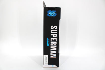 Superman Hush DC Multiverse 7-Inch Figure — Left Spine with Superman Hush Logo and UPC Detail