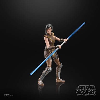 Satele Shan Black Series 6-Inch Figure — Side View Showing Articulation in Combat Stance