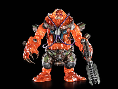 Globulon Krunn Cosmic Legions 6-Inch Figure — Full Front View Standing with Melee Weapon