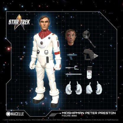 Peter Preston Wrath of Khan Nacelle 1/10 Figure 008 — Accessories Included Display with Alternate Head and Engineering Tools