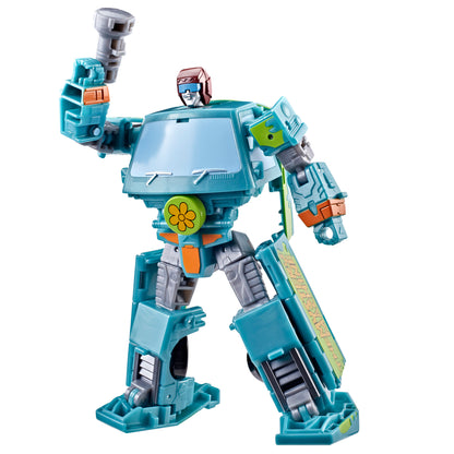 Mysterious Prime Transformers Collaborative 6-Inch Figure — Articulation Pose with Velma Head Sculpt Holding Flashlight