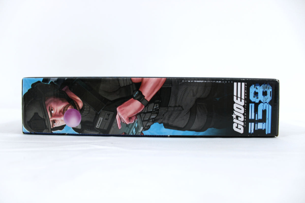 Breaker GI Joe Classified Series 6-Inch Figure #158 M.A.S.S. Device — Box Side Art with Bubblegum Head Sculpt