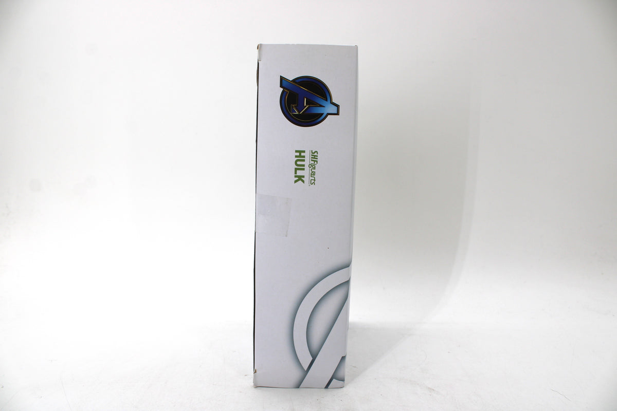 Hulk Avengers Endgame S.H. Figuarts Figure 2019 — Box Side View with Avengers Logo