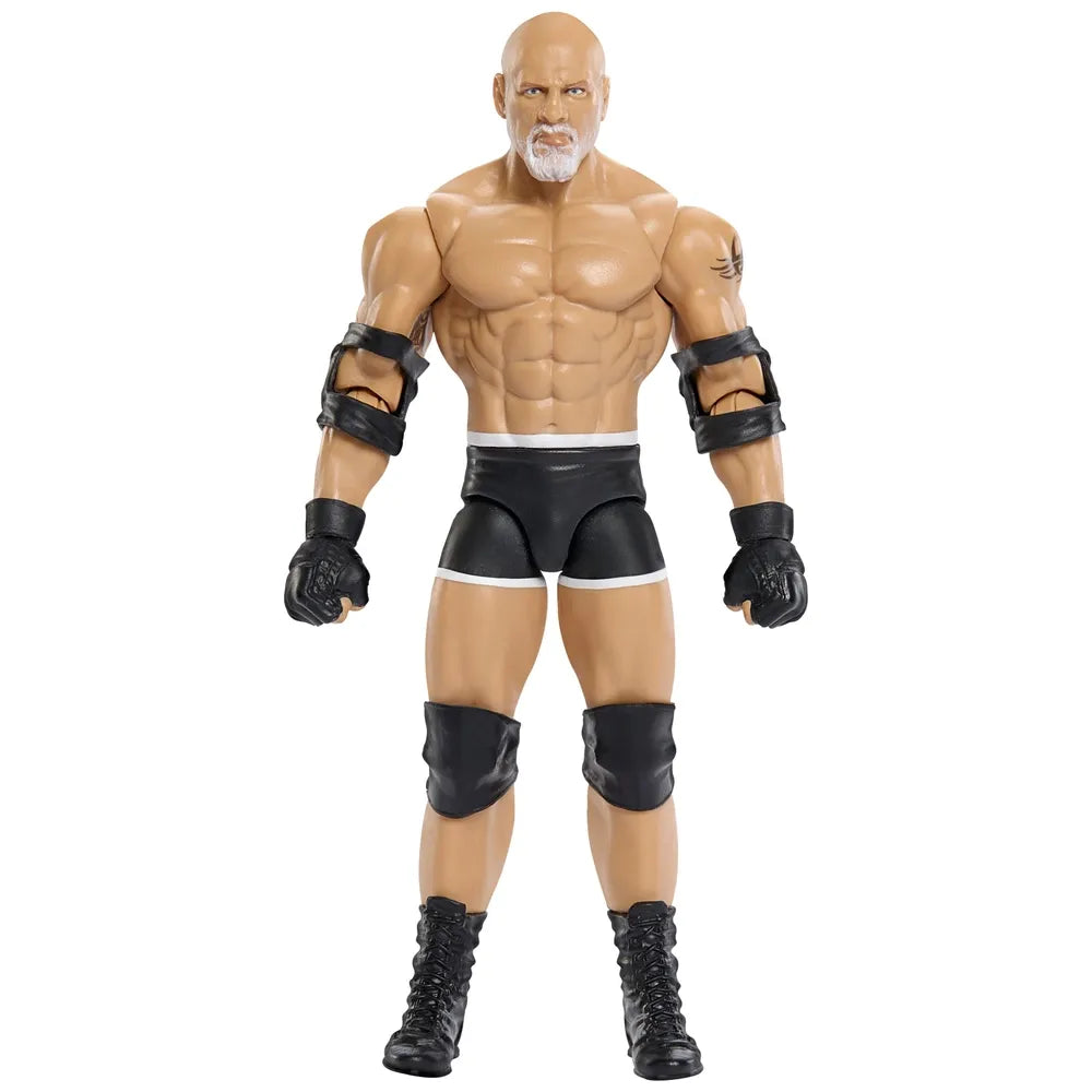 Goldberg WWE Main Event Series 167 6-Inch Figure — Standing Front View with Ring Gear Detail