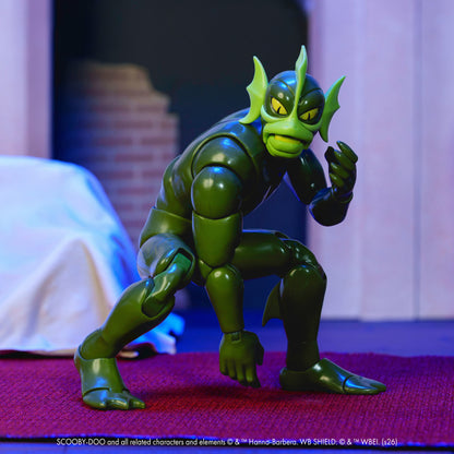 Sea Demon Scooby-Doo 1/12 Scale Figure — Side View Stalking Pose Articulation Detail