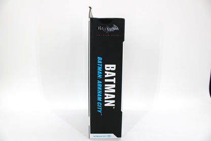 Batman Arkham City DC Multiverse 7-Inch Figure — Box Side Arkham City Logo