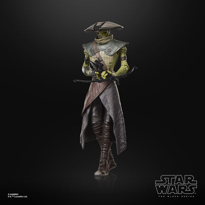 Embo Black Series 6-Inch Figure — Front View with Bowcaster at Rest