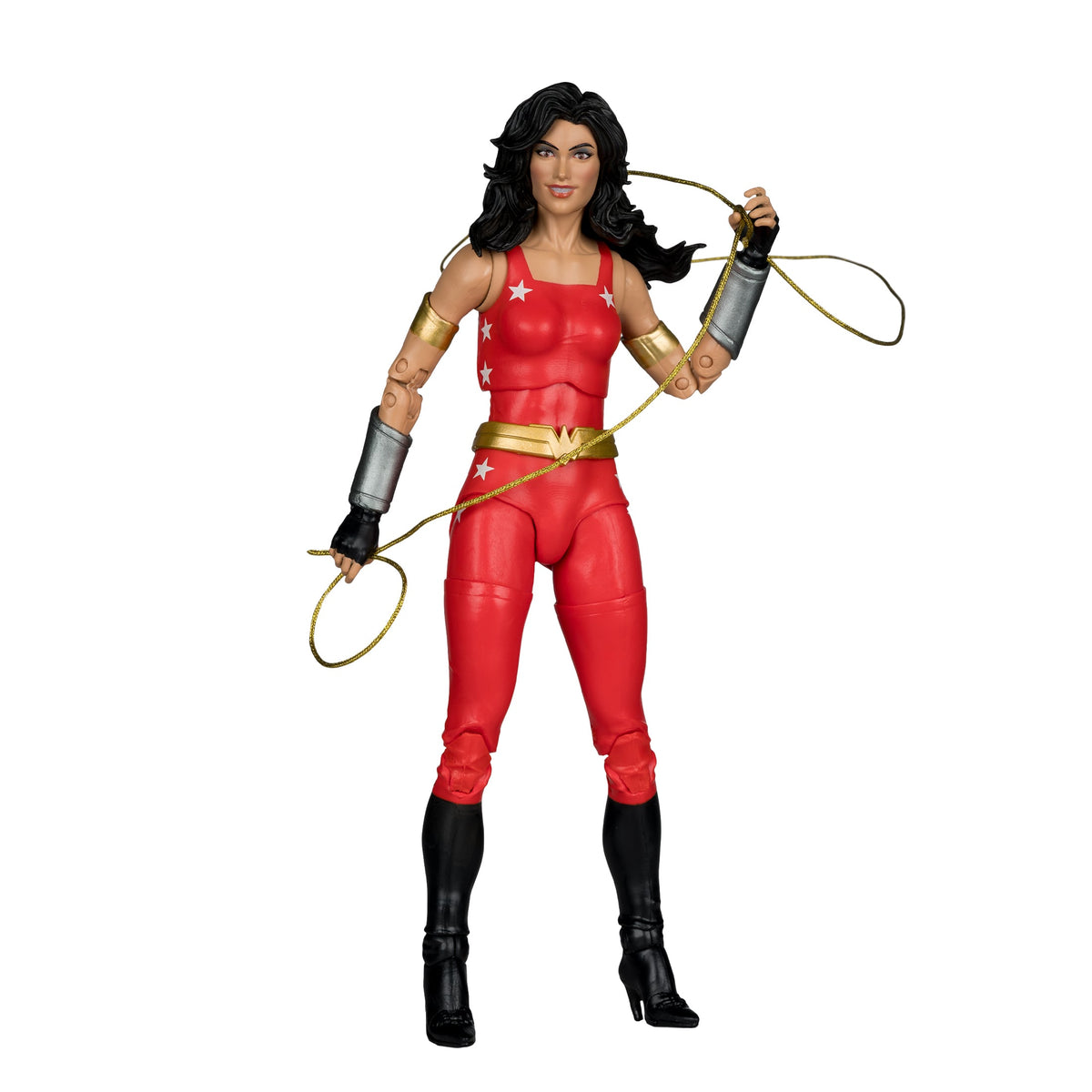 Wonder Girl DC Multiverse 7-Inch Figure — Front View with Lasso Raised