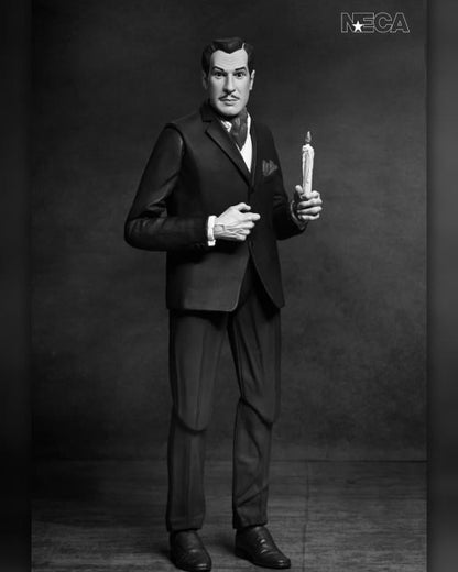 Vincent Price NECA Ultimate 7-Inch Figure — Full Body Front View Alternate Head with Candlestick