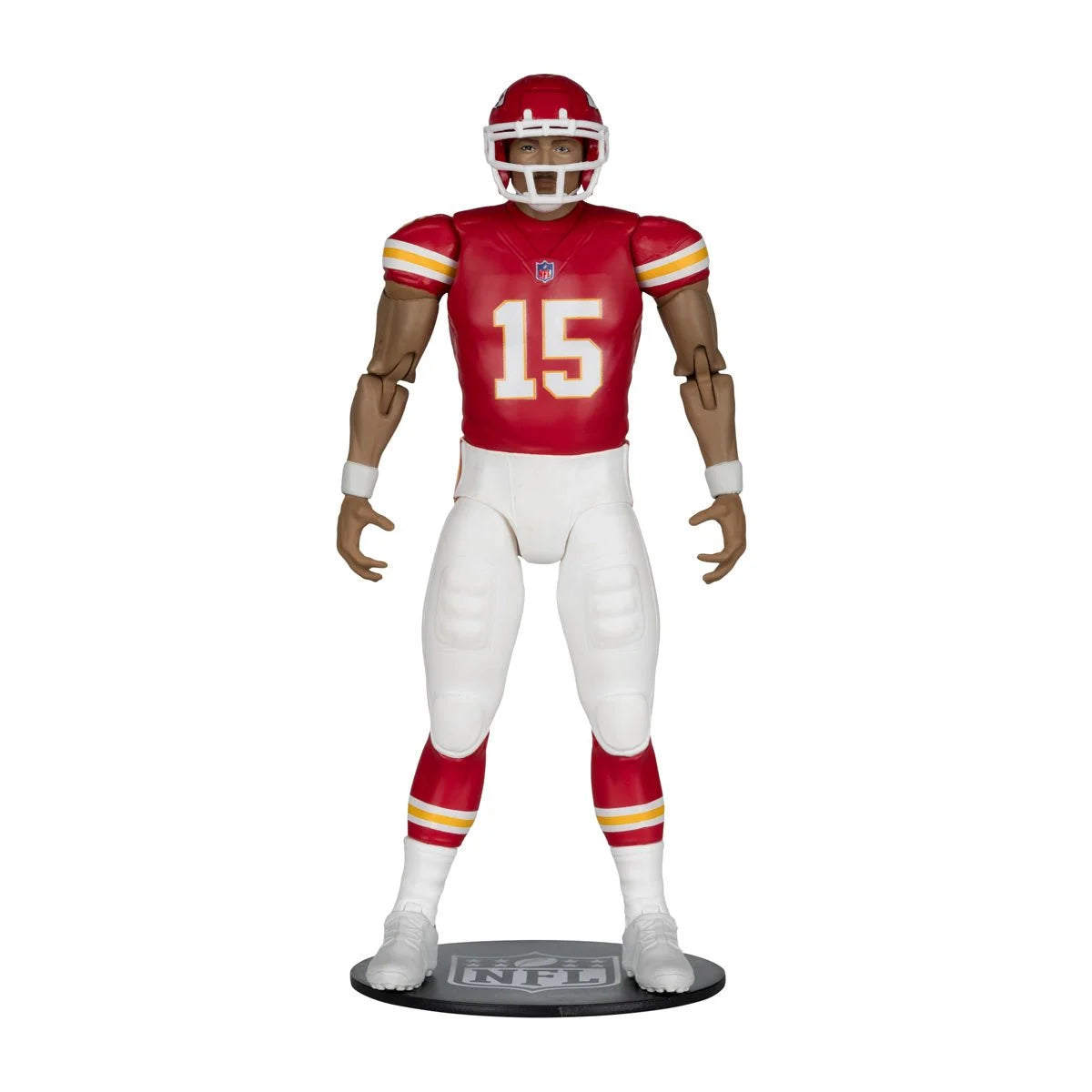 Patrick Mahomes McFarlane SportsPicks 6-Inch Figure — Front View on NFL Logo Base
