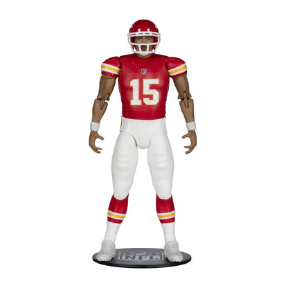 Patrick Mahomes McFarlane SportsPicks 6-Inch Figure — Front View on NFL Logo Base
