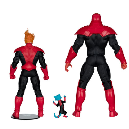 Atrocitus Red Lantern Corps DC Multiverse 7-Inch Two-Pack — Back View Showing Costume Detail