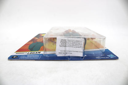 Marvel's Logan Wolverine Marvel Legends Series X-Men '97 6-Inch Figure — Package Detail Side View with Warning Label and Item Number