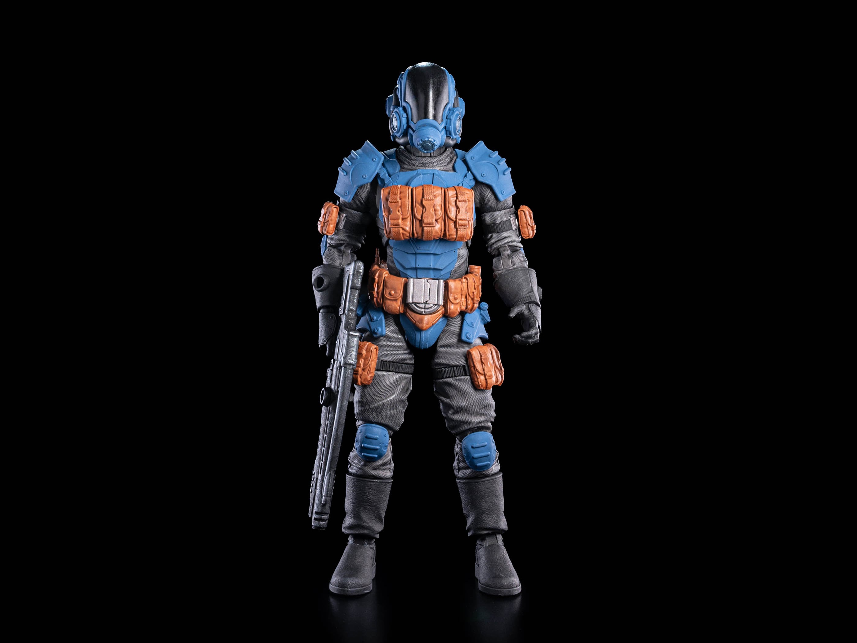 Protectorate Guardian Cosmic Legions 6-Inch Figure — Front View Standing with Rifle at Side