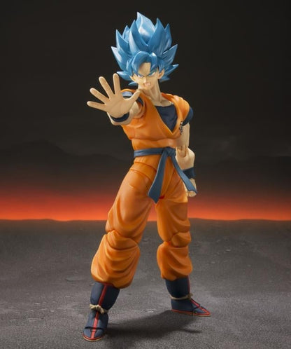 Goku S.H.Figuarts 5.5-Inch Figure — Combat Ready Pose Three-Quarter View