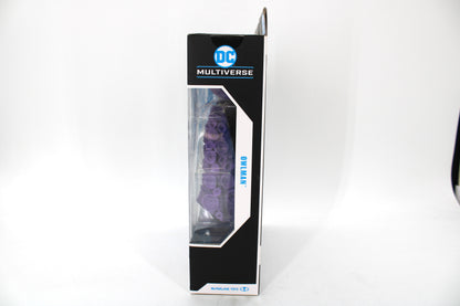 Owlman DC Multiverse Crime Syndicate Figure — Side View Starro BAF Arm Through Blister Window