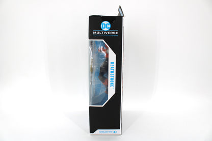 Deathstroke DC Multiverse DC Rebirth 7-Inch Figure — Opposite Side View Showing Blister Window