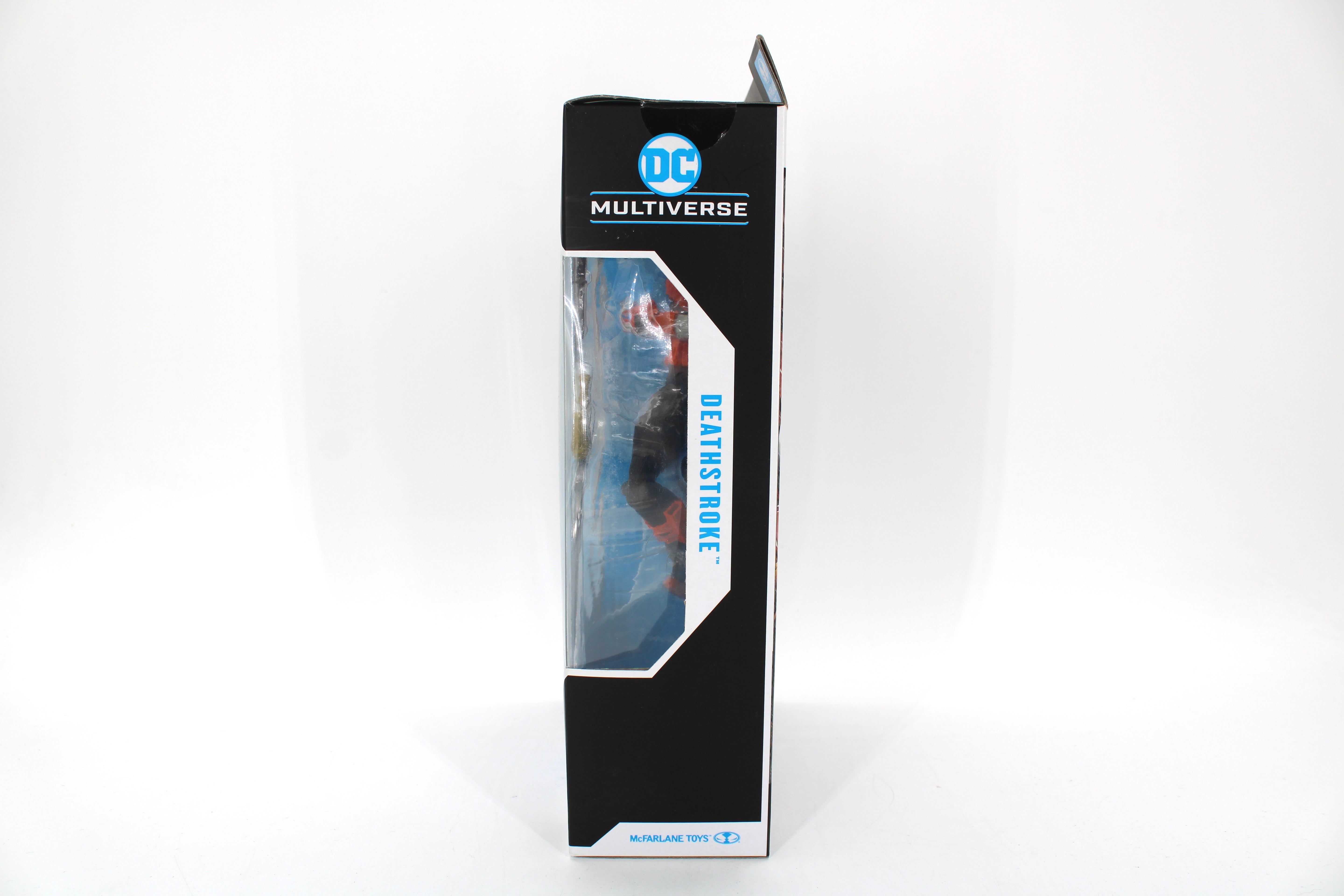 Deathstroke DC Multiverse DC Rebirth 7-Inch Figure — Opposite Side View Showing Blister Window