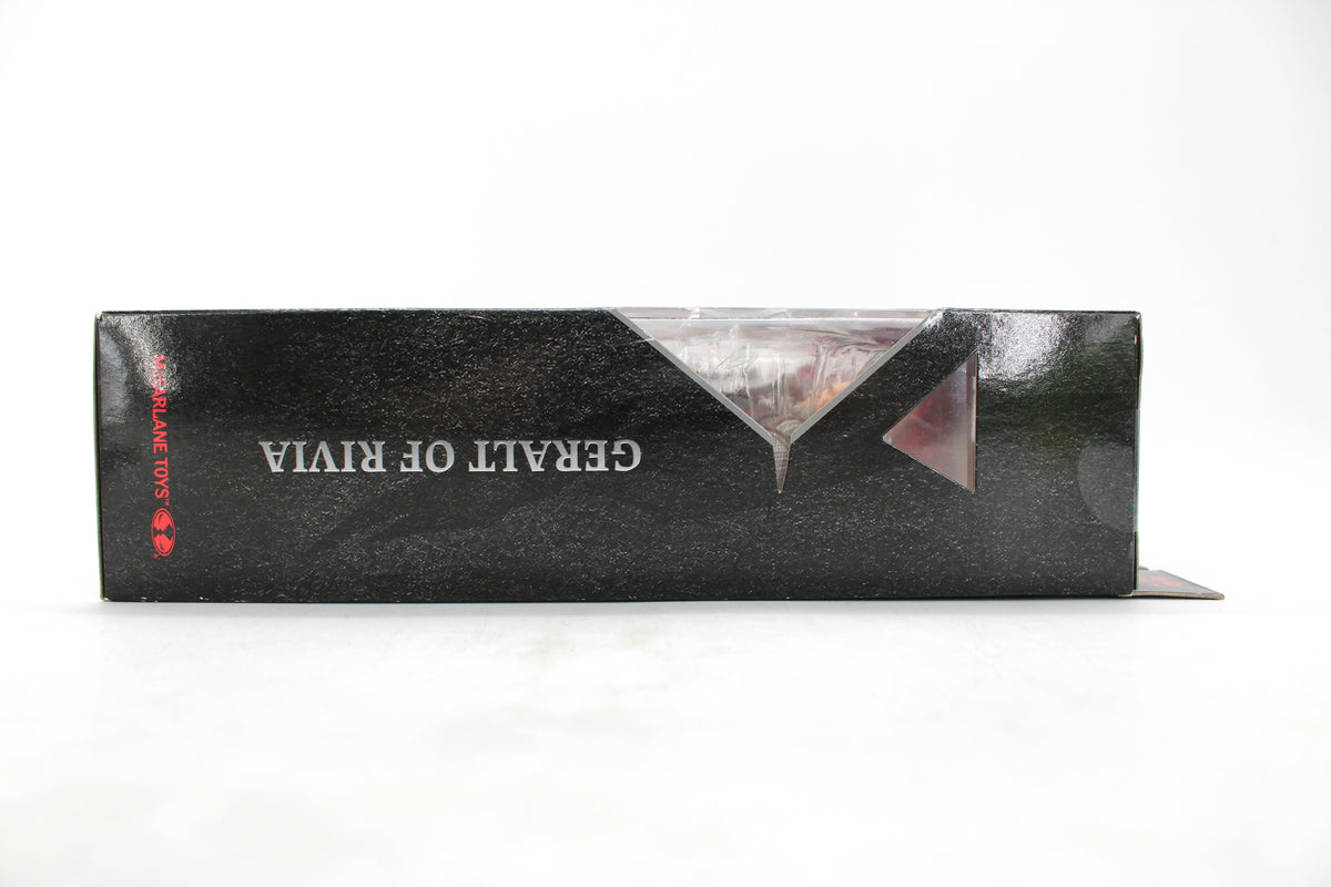 Geralt of Rivia Witcher 3 McFarlane 7-Inch Figure — Opposite Box Side with Geralt of Rivia Name Plate