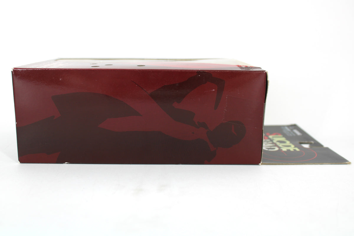 Captain Boomerang DC New 52 Suicide Squad Figure — Opposite Side Panel with Red Silhouette Art