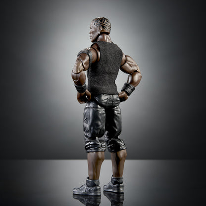 Ron Killings WWE Elite Series 128 6-Inch Figure — Back View Showing Soft Goods Shirt Detail