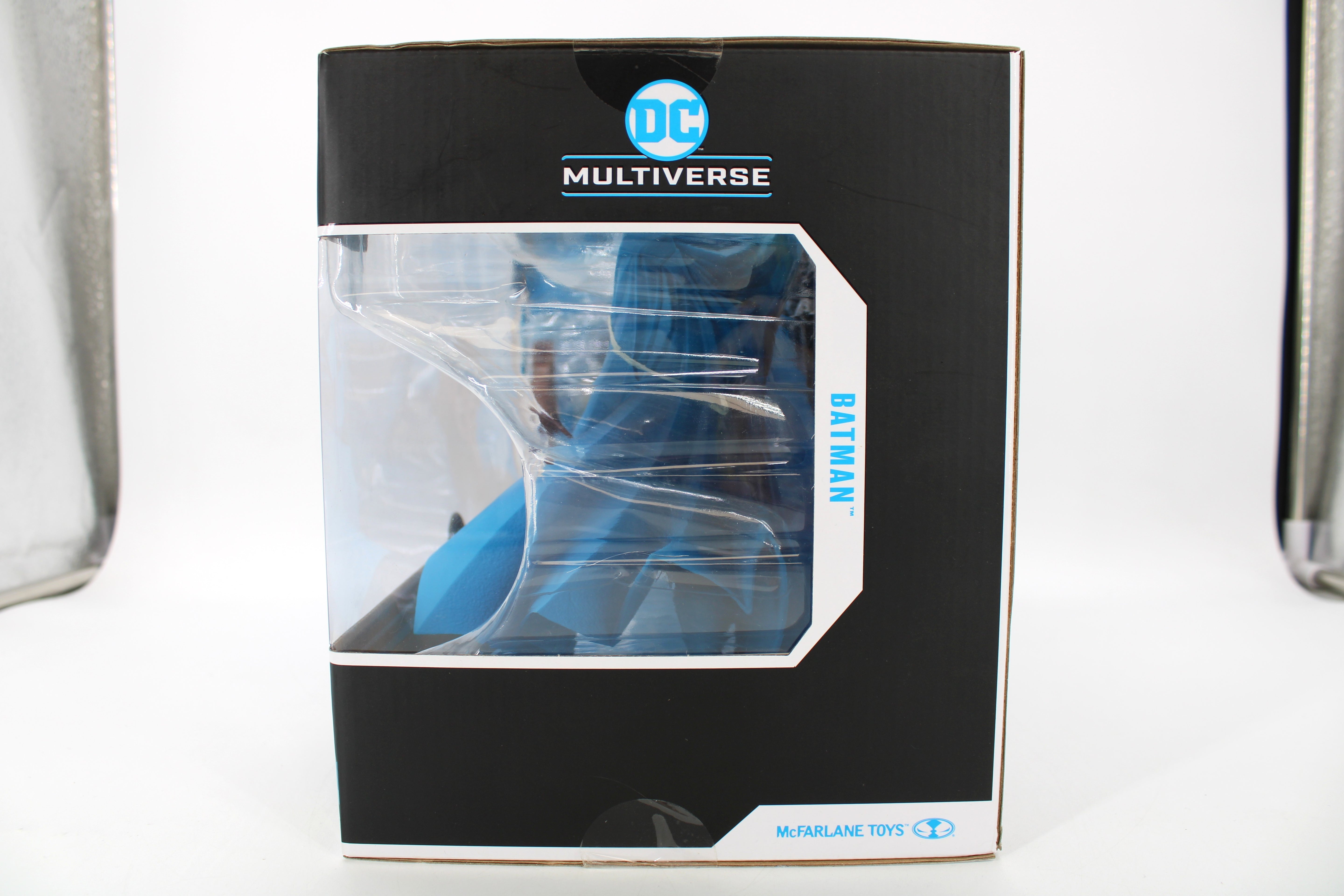 Batman Year Two DC Multiverse Gold Label Figure — Opposite Box Side with Window and Batman Name Detail