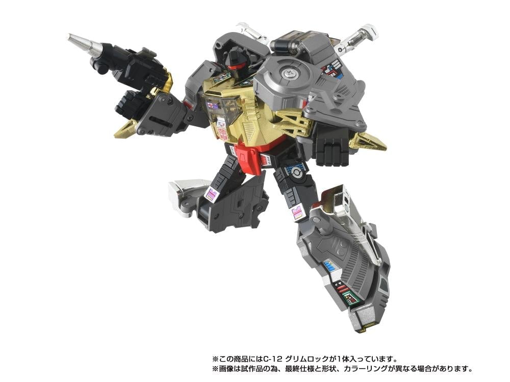 Grimlock Missing Link C-12 Transformers Figure — Robot Mode Back View with Missile Launcher