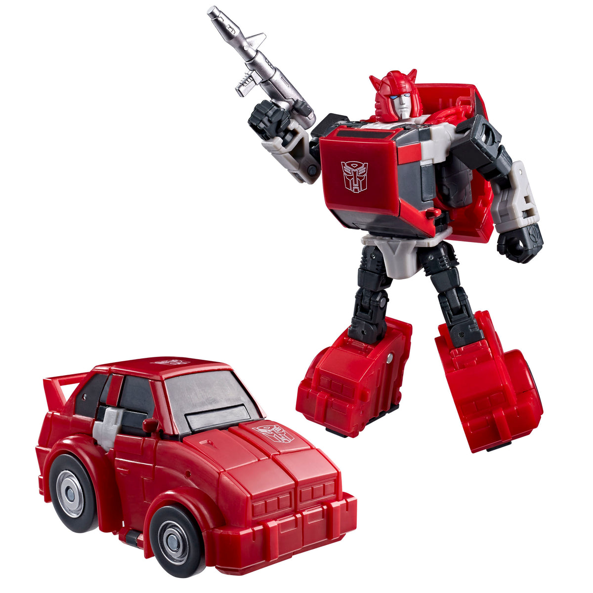 Cliffjumper Studio Series 86 Deluxe — Robot and Car Mode Both Displayed Together