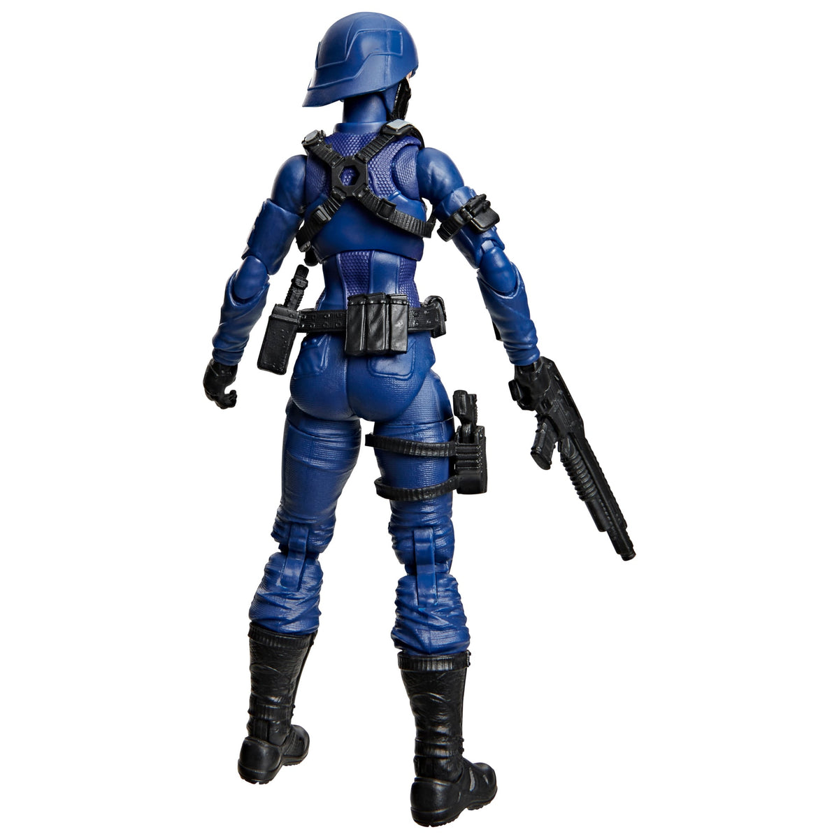 Cobra Valkyrie G.I. Joe Classified Retro 6-Inch Figure — Back View Showing Harness and SMG