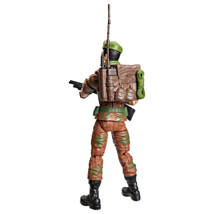 Falcon G.I. Joe Classified Retro Collection 6-Inch Figure — Back View Showing Field Radio Backpack