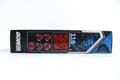 Cobra Metal-Head G.I. Joe Classified Series 6-Inch Deluxe Action Figure — Side View with QR Code and Series #118 Package Detail