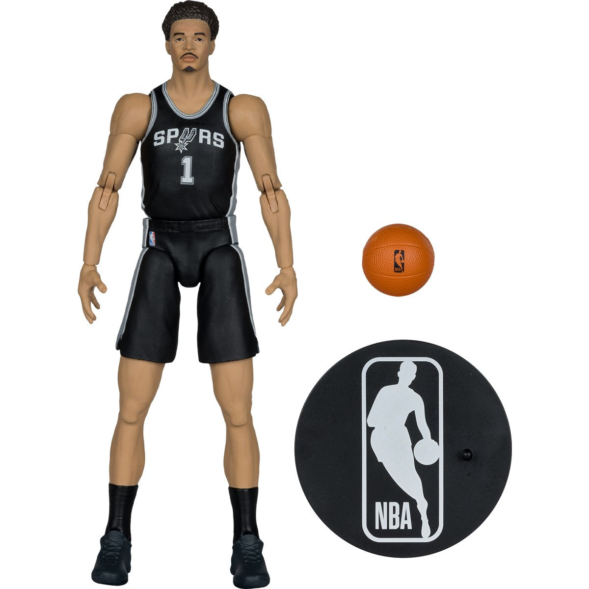 Victor Wembanyama McFarlane SportsPicks 6-Inch Figure — Accessories Included with Magnetic Basketball and NBA Display Base