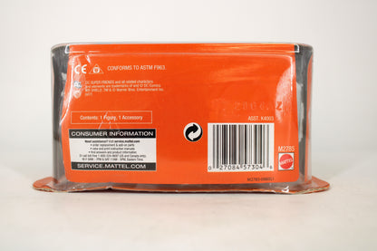 Cyborg DC Super Friends Figure — Package Detail with Barcode, Contents List, and Consumer Information