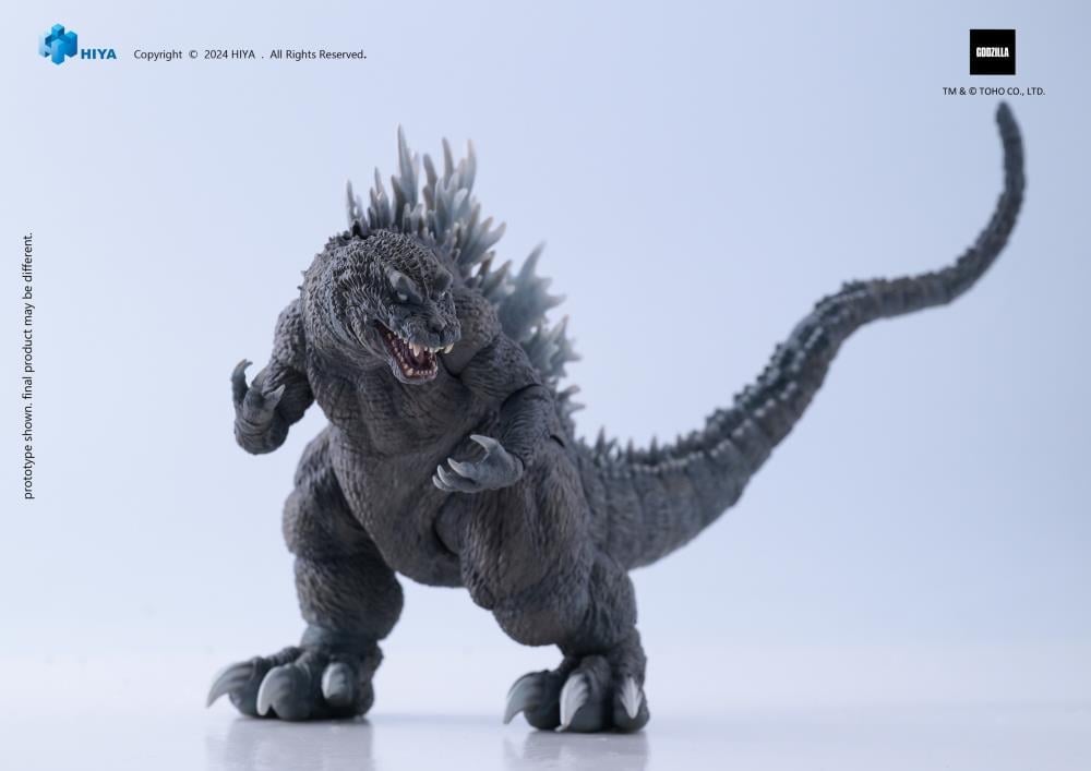 GMK Godzilla Exquisite Basic 7-Inch Figure — Side View Showcasing Dorsal Plate Gradient And Full Tail Length