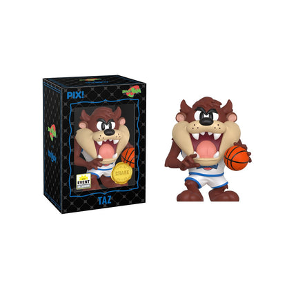 Taz Space Jam Pix! Vinyl Chase Figure with Black Window Box Front View