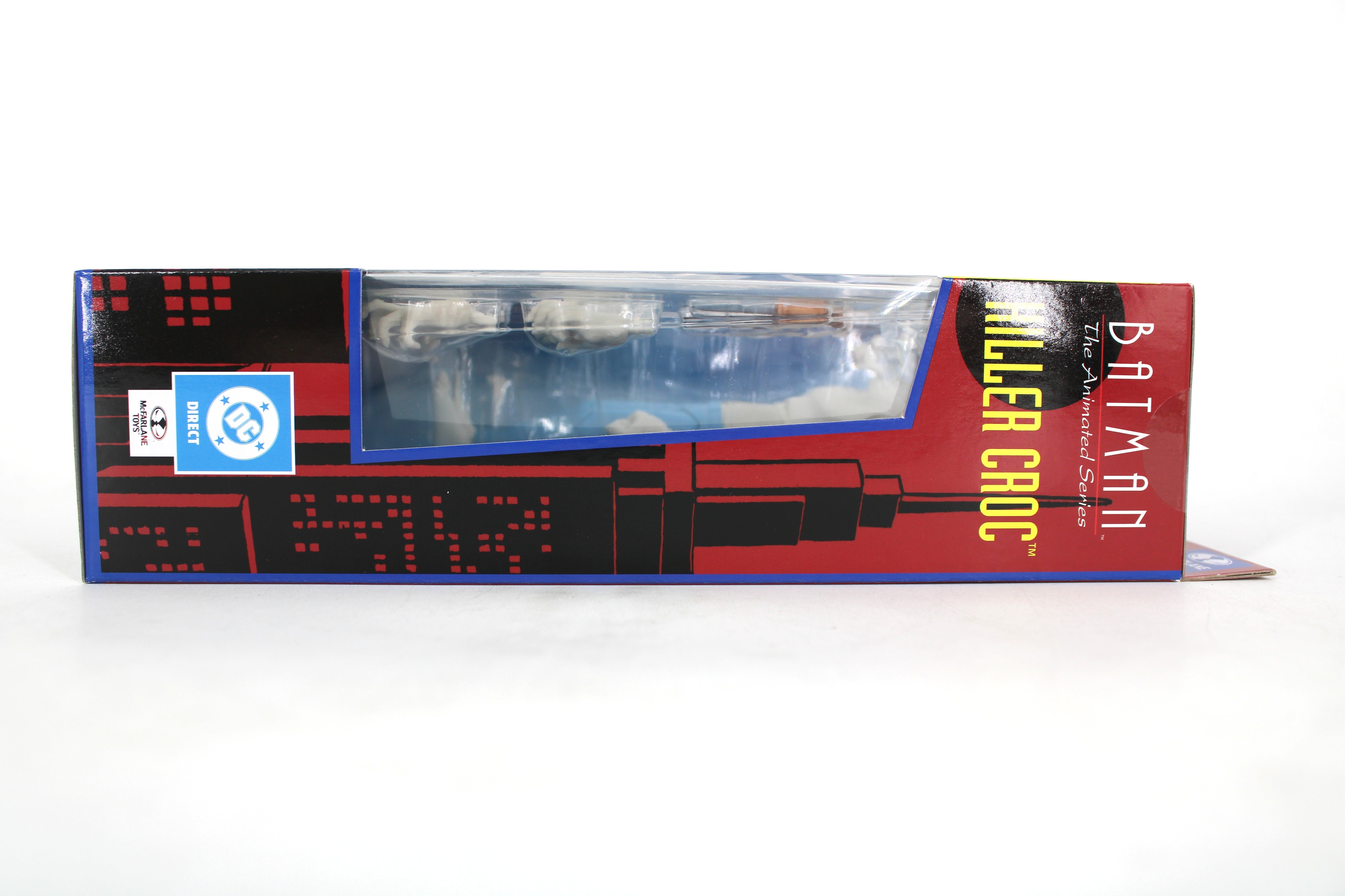 Killer Croc Batman Animated Series 6-Inch Figure — Opposite Box Side View with Killer Croc Title Art