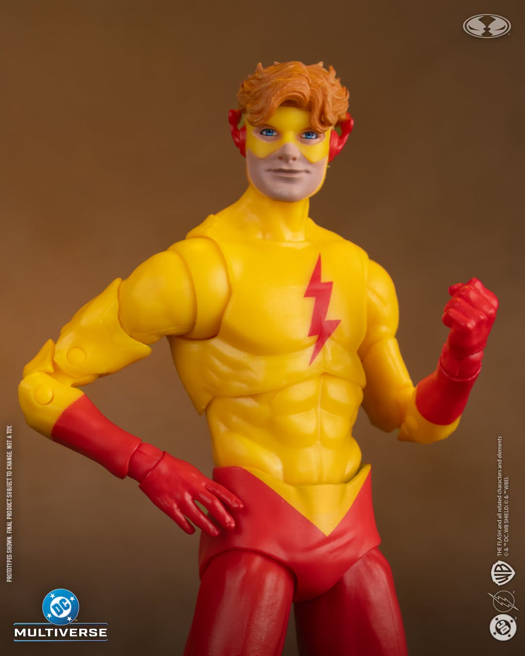 Kid Flash DC Classic Multiverse 7-Inch Figure — Upper Body and Face Detail Close-Up