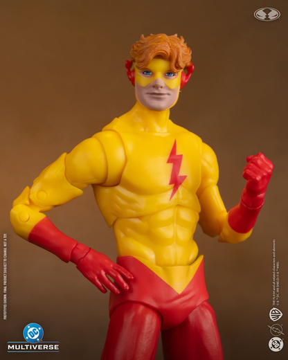 Kid Flash DC Classic Multiverse 7-Inch Figure — Upper Body and Face Detail Close-Up