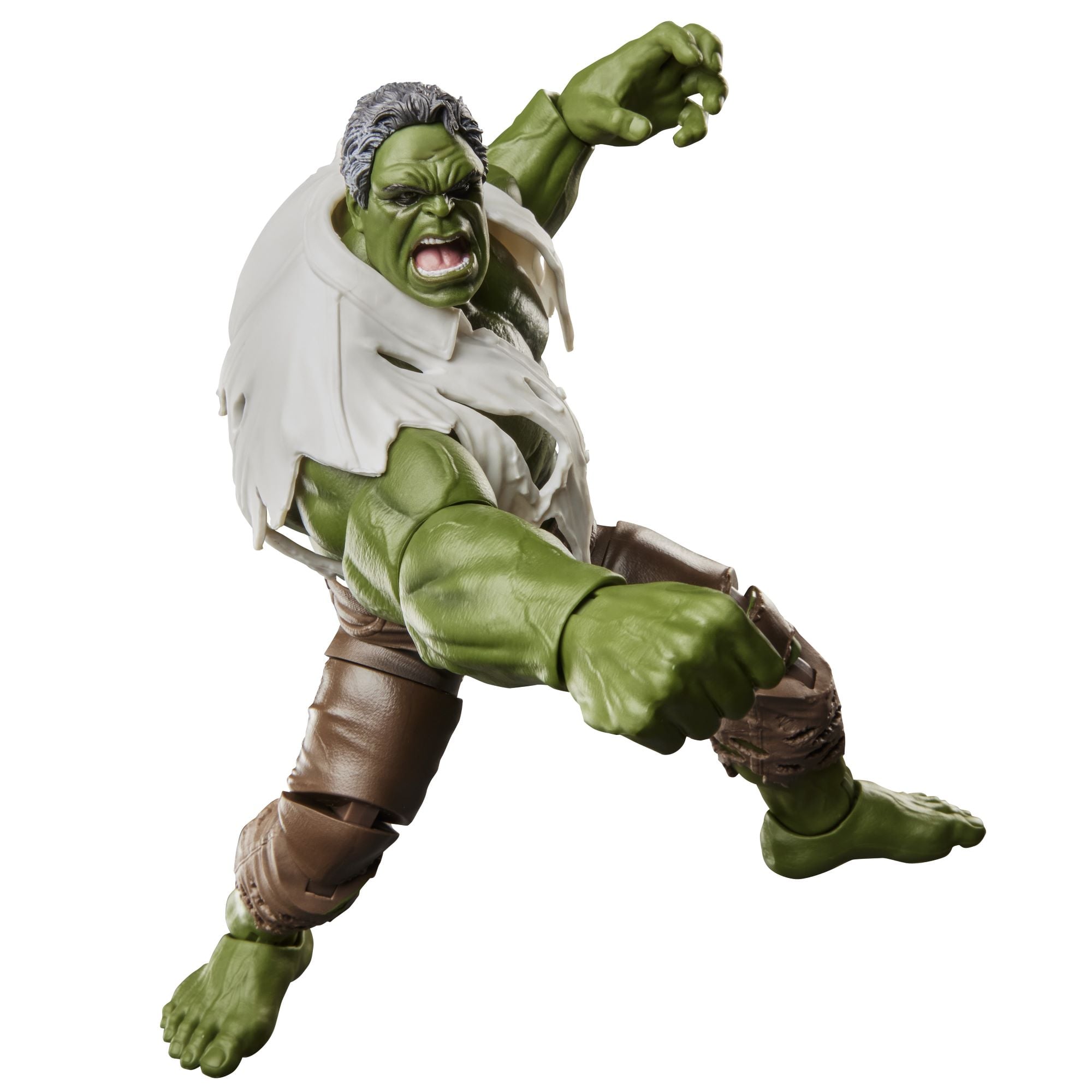 Hulk Brand New Day Marvel Legends 6-Inch Figure — Side View Leaping Attack Pose