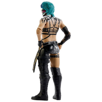 Asuka WWE Main Event Series 167 6-Inch Figure — Back View Showing Harness and Boot Detail