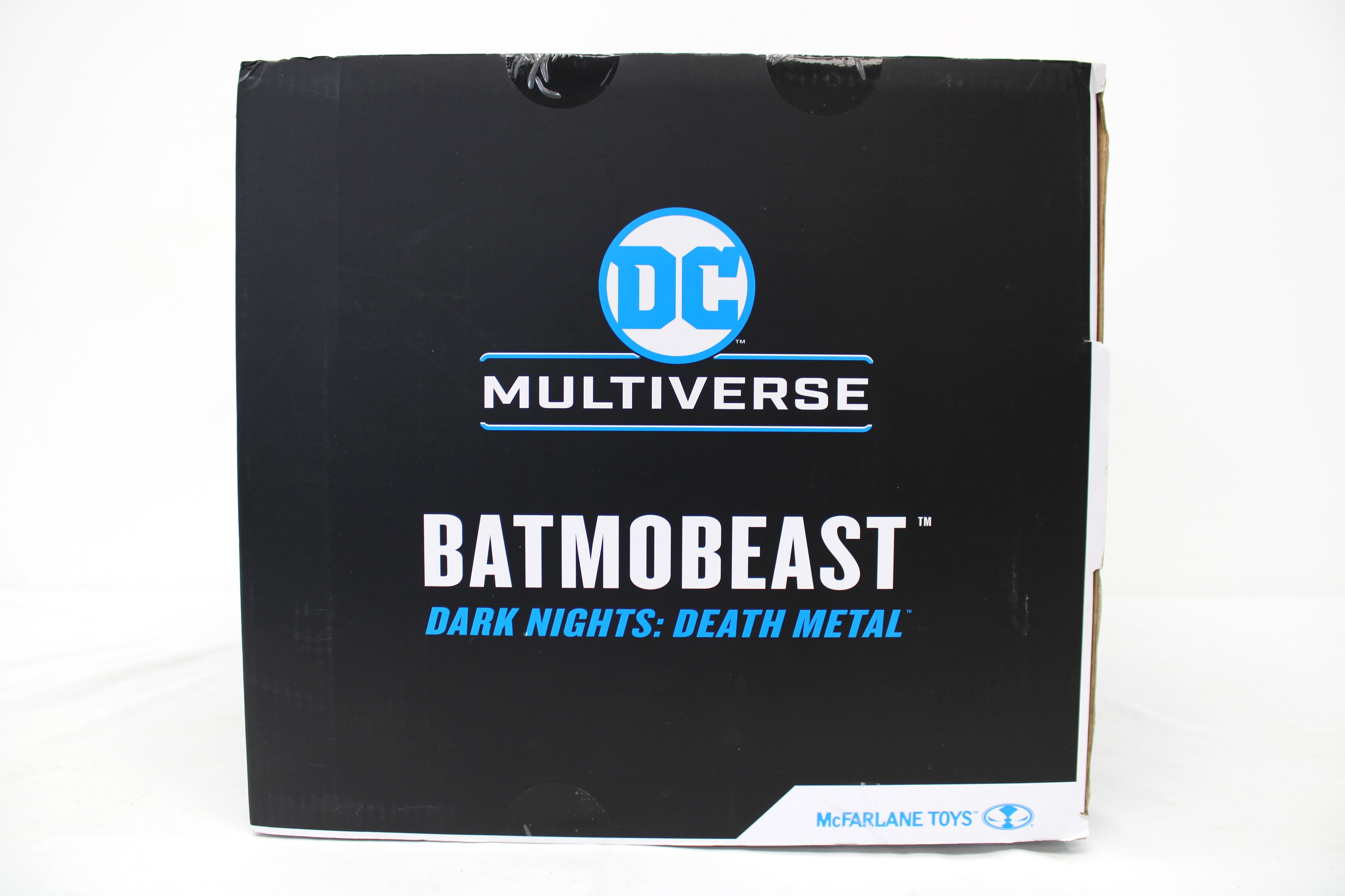 Batmobeast DC Multiverse Death Metal Gold Label Collection — Box Side View Right