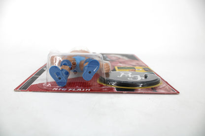 Ric Flair WWE Retro Series 4 Action Figure — Package Detail Showing Figure Feet and Display Base with Name Card