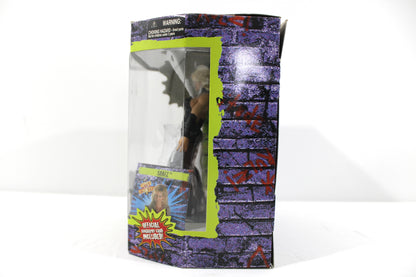 Sable WWF Ripped & Ruthless Action Figure by Jakks Pacific — Side View with Biography Card Detail Visible Through Window Box