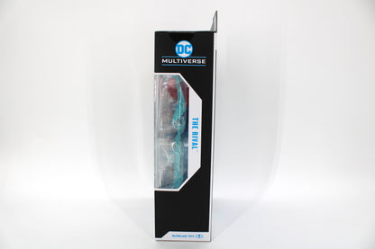 The Rival DC Multiverse Injustice Society 7-Inch Figure — Side Window View Showing Speed-Force Effect Accessories