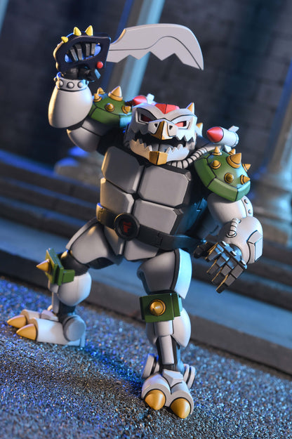 Robo Tokka TMNT 1987 7-Inch Figure — Articulation Pose Wielding Cyber Saber