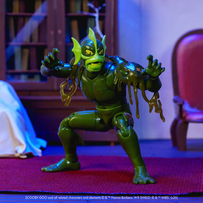 Sea Demon Scooby-Doo 1/12 Scale Figure — Articulation Pose Low Crouch Reaching Forward