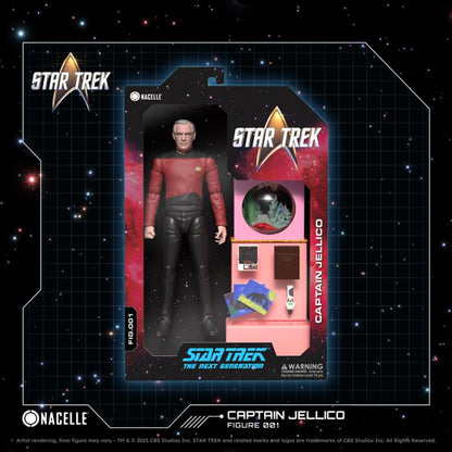 Captain Jellico TNG Fig.001 1/10 Scale Figure — Package Detail in Collector Box